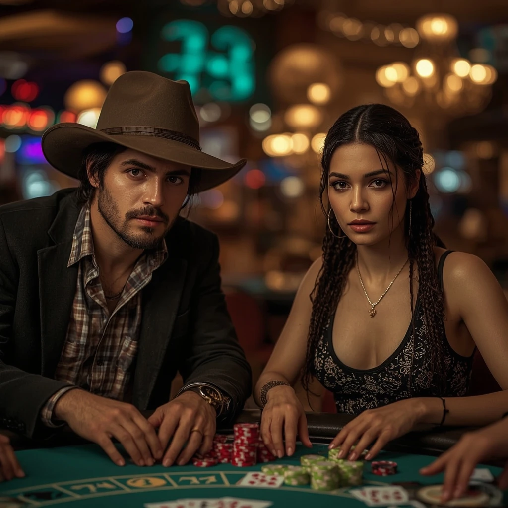 photo of two poker players CRICKEX CASINO